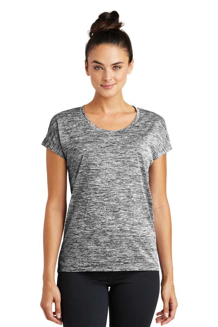 Sport-Tek¨ Ladies PosiCharge¨ Electric Heather Sporty Tee. LST390