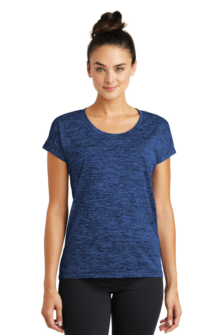 Sport-Tek¨ Ladies PosiCharge¨ Electric Heather Sporty Tee. LST390