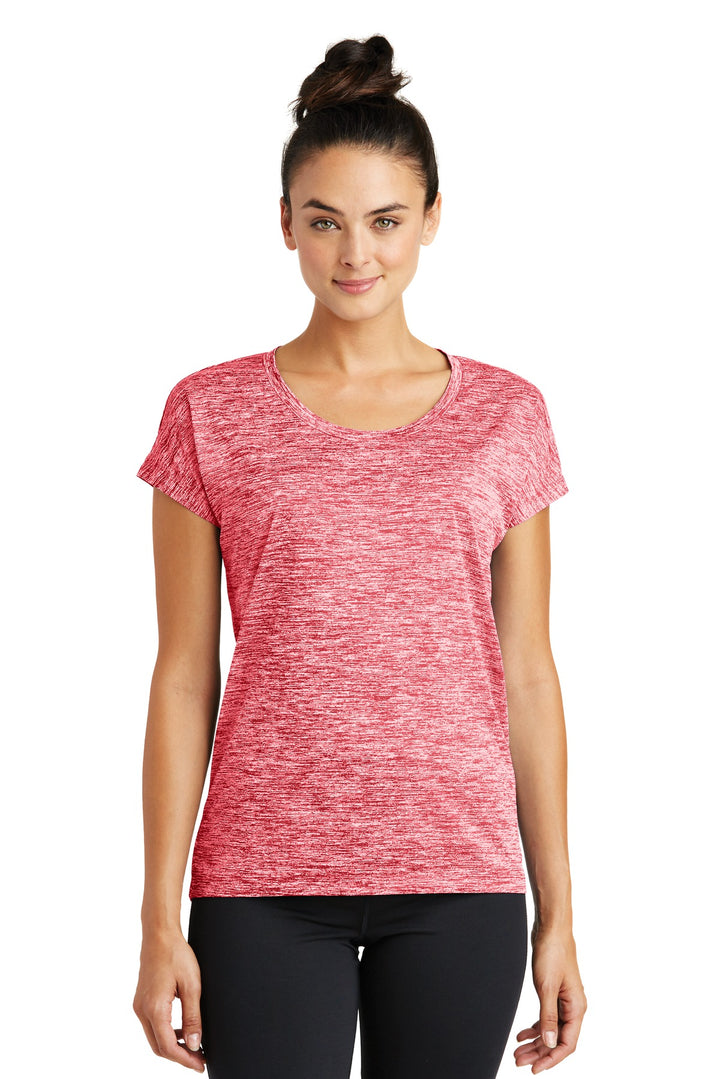 Sport-Tek¨ Ladies PosiCharge¨ Electric Heather Sporty Tee. LST390
