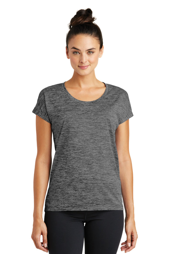 Sport-Tek¨ Ladies PosiCharge¨ Electric Heather Sporty Tee. LST390