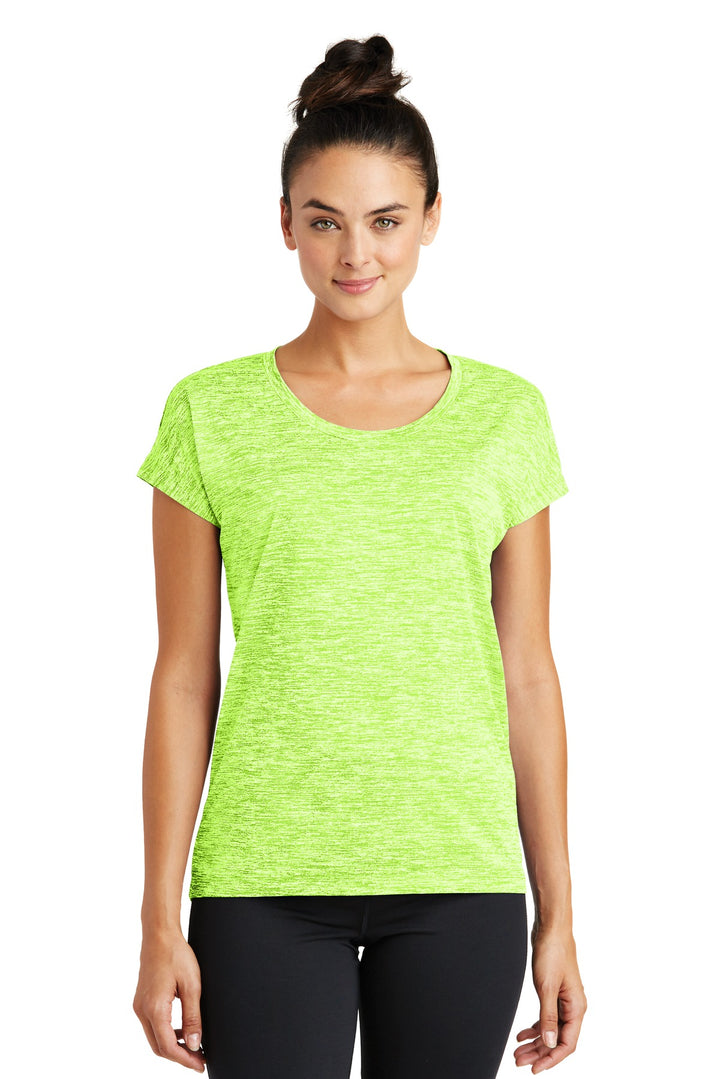 Sport-Tek¨ Ladies PosiCharge¨ Electric Heather Sporty Tee. LST390