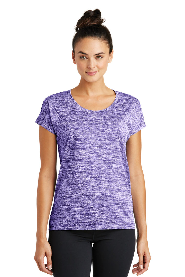 Sport-Tek¨ Ladies PosiCharge¨ Electric Heather Sporty Tee. LST390