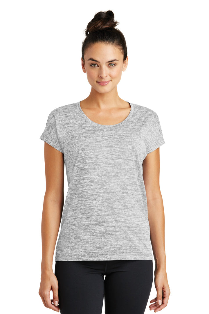 Sport-Tek¨ Ladies PosiCharge¨ Electric Heather Sporty Tee. LST390