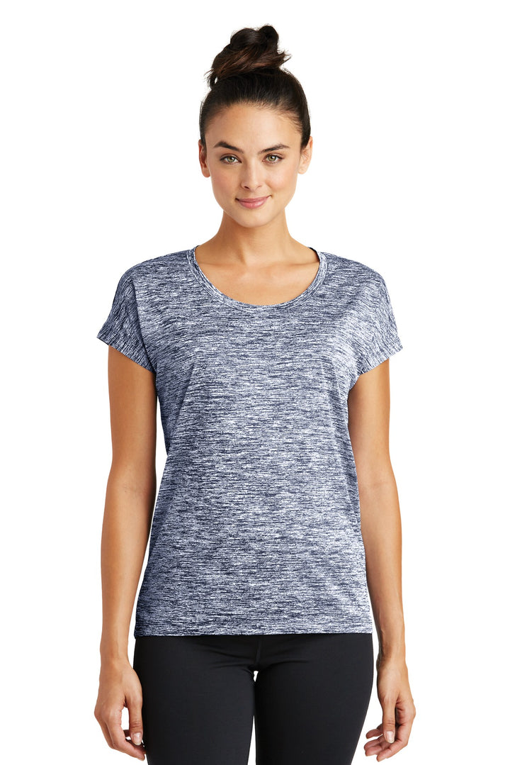 Sport-Tek¨ Ladies PosiCharge¨ Electric Heather Sporty Tee. LST390