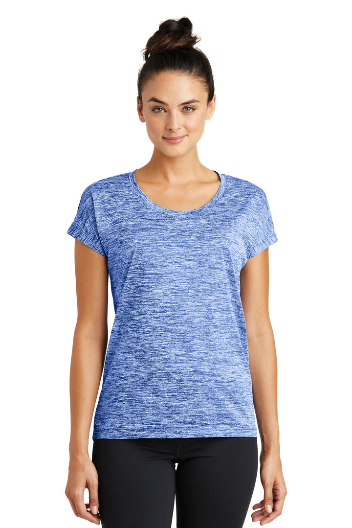 Sport-Tek¨ Ladies PosiCharge¨ Electric Heather Sporty Tee. LST390