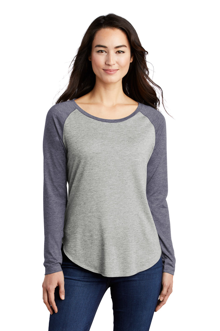 Sport-Tek ¨ Ladies PosiCharge ¨ Long Sleeve Tri-Blend Wicking Scoop Neck Raglan Tee LST400LS