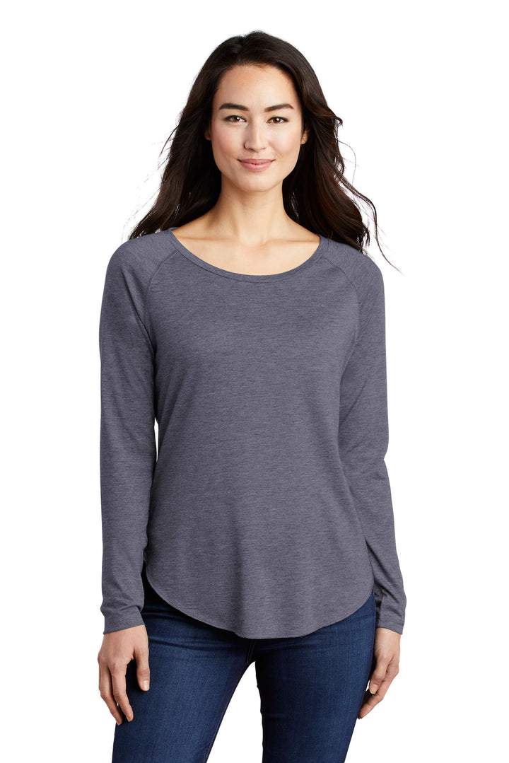 Sport-Tek ¨ Ladies PosiCharge ¨ Long Sleeve Tri-Blend Wicking Scoop Neck Raglan Tee LST400LS