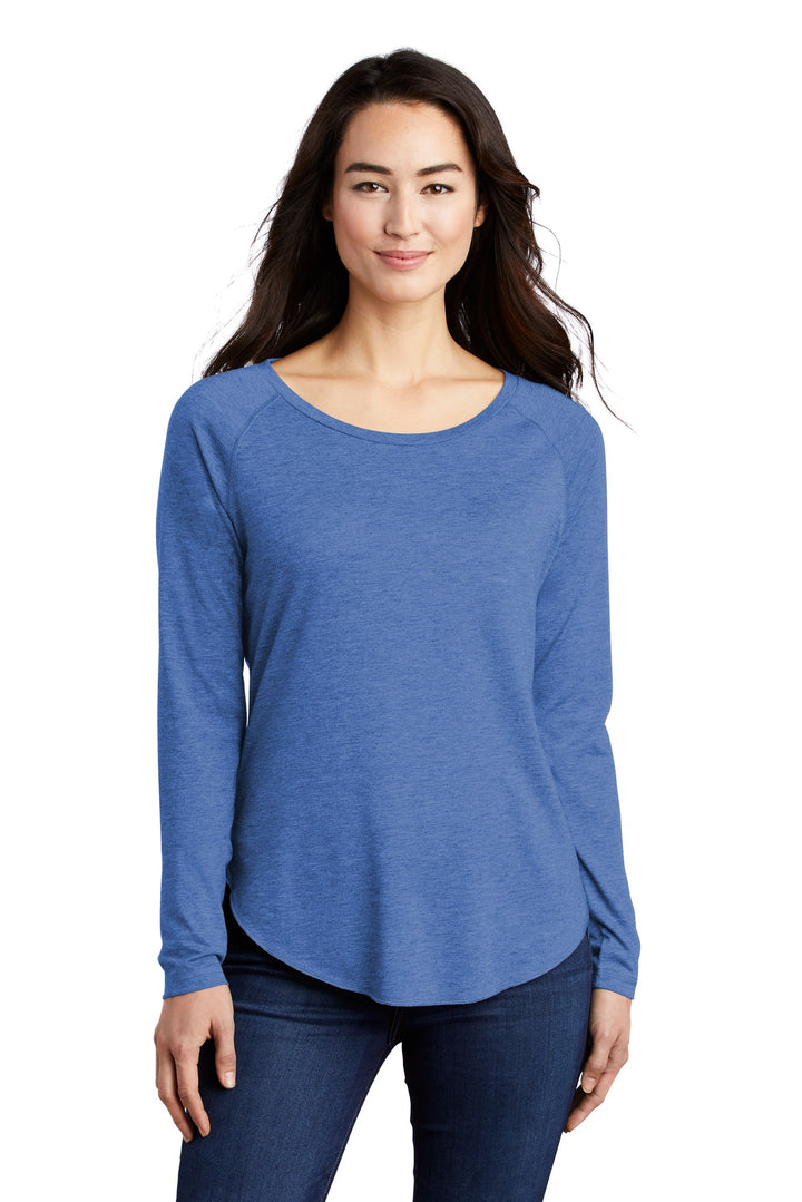 Sport-Tek ¨ Ladies PosiCharge ¨ Long Sleeve Tri-Blend Wicking Scoop Neck Raglan Tee LST400LS
