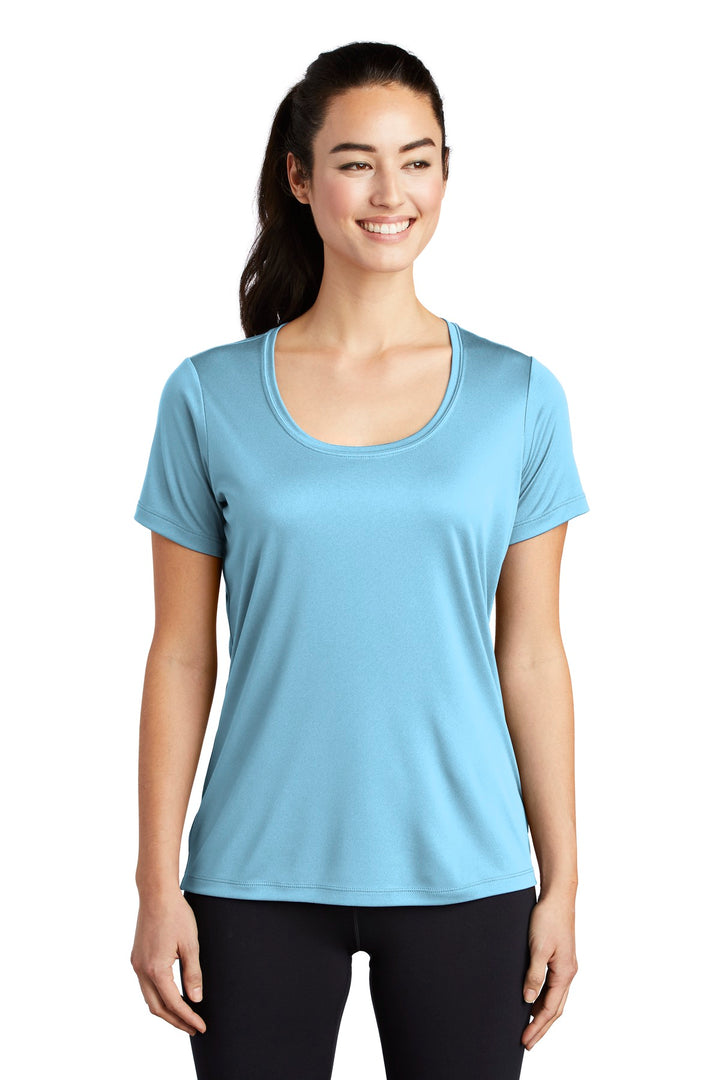 Sport-Tek ¨ Ladies Posi-UV¨ Pro Scoop Neck Tee. LST420