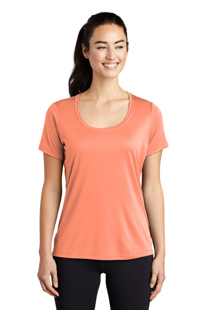 Sport-Tek ¨ Ladies Posi-UV¨ Pro Scoop Neck Tee. LST420