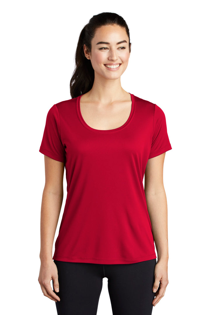 Sport-Tek ¨ Ladies Posi-UV¨ Pro Scoop Neck Tee. LST420