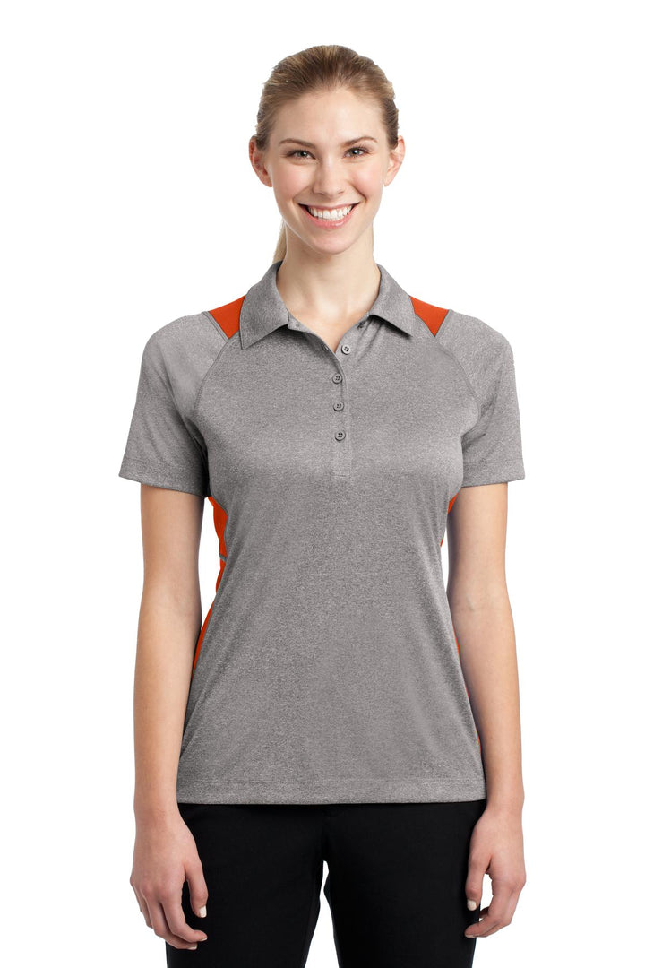Sport-Tek¨ Ladies Heather Colorblock Contender™ Polo. LST665