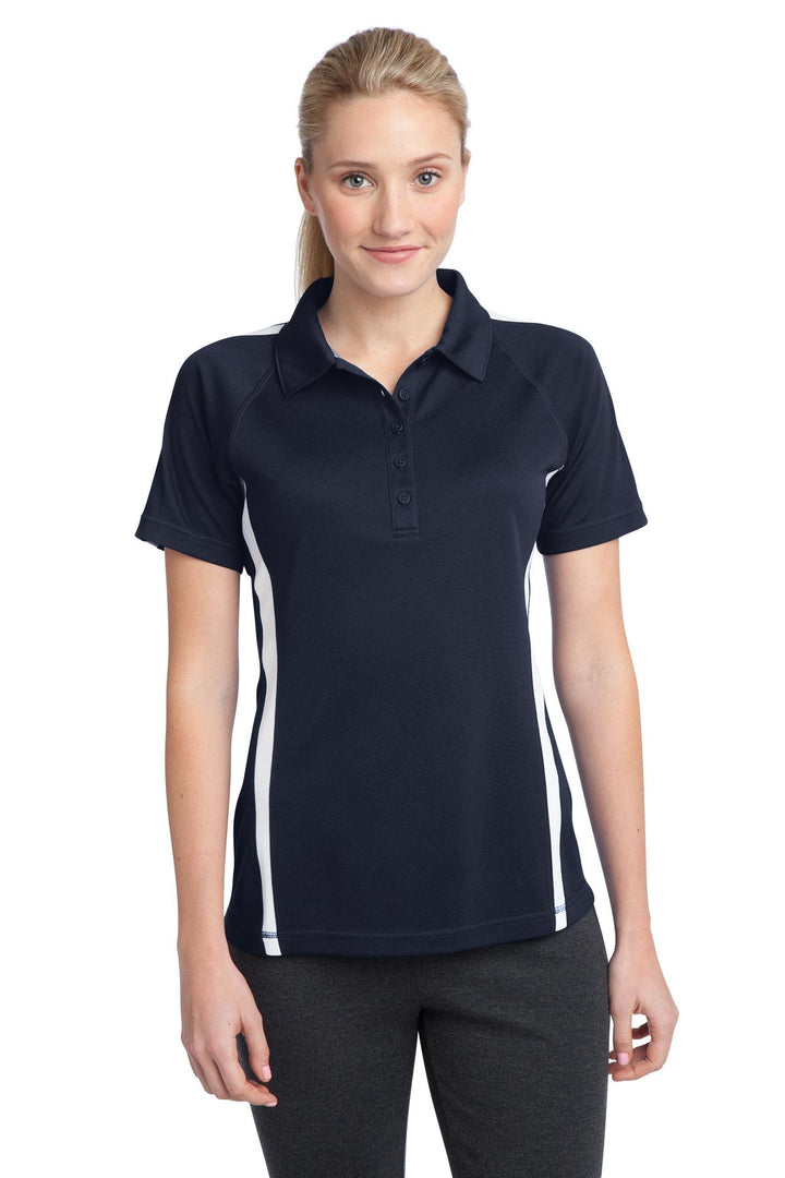 Sport-Tek¨ Ladies PosiCharge¨ Micro-Mesh Colorblock Polo. LST685