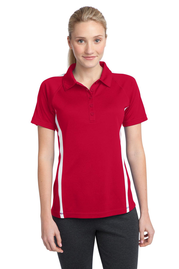 Sport-Tek¨ Ladies PosiCharge¨ Micro-Mesh Colorblock Polo. LST685