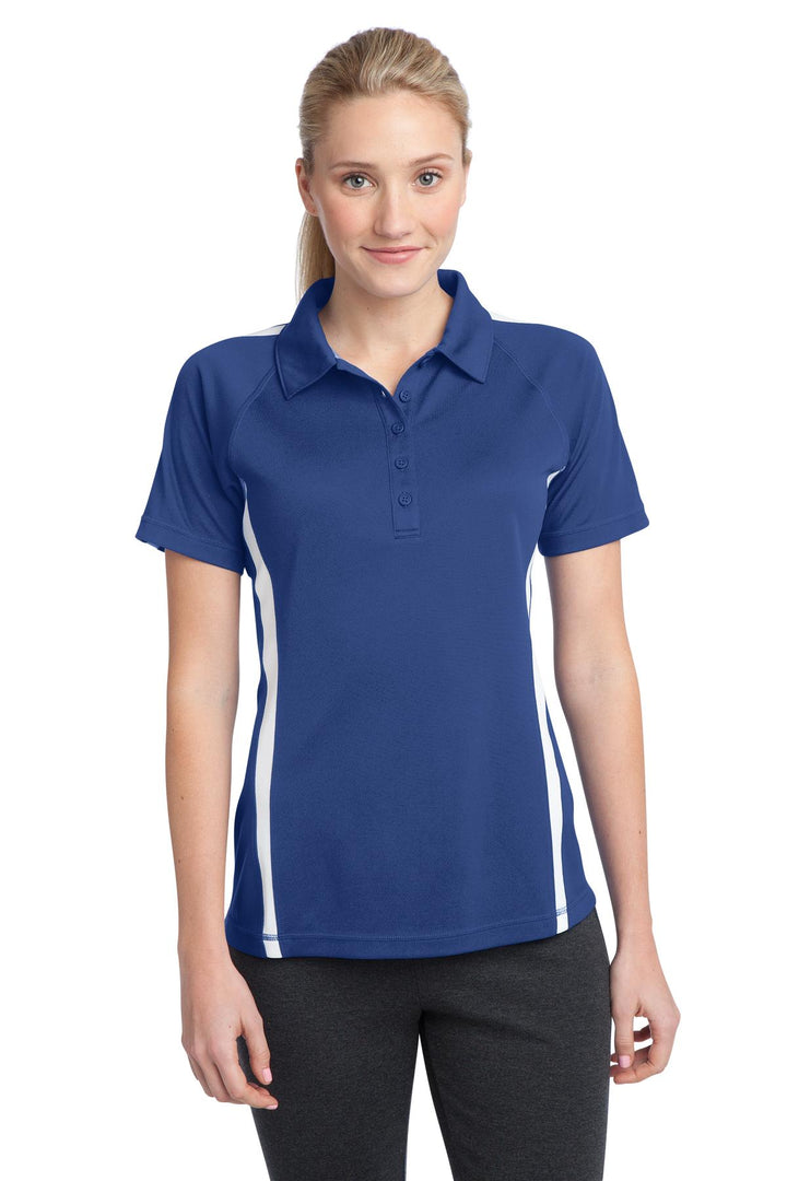 Sport-Tek¨ Ladies PosiCharge¨ Micro-Mesh Colorblock Polo. LST685