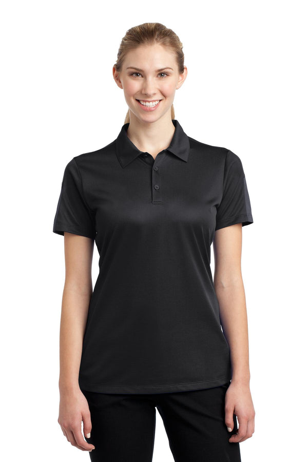 Sport-Tek¨ Ladies PosiCharge¨ Active Textured Colorblock Polo. LST695