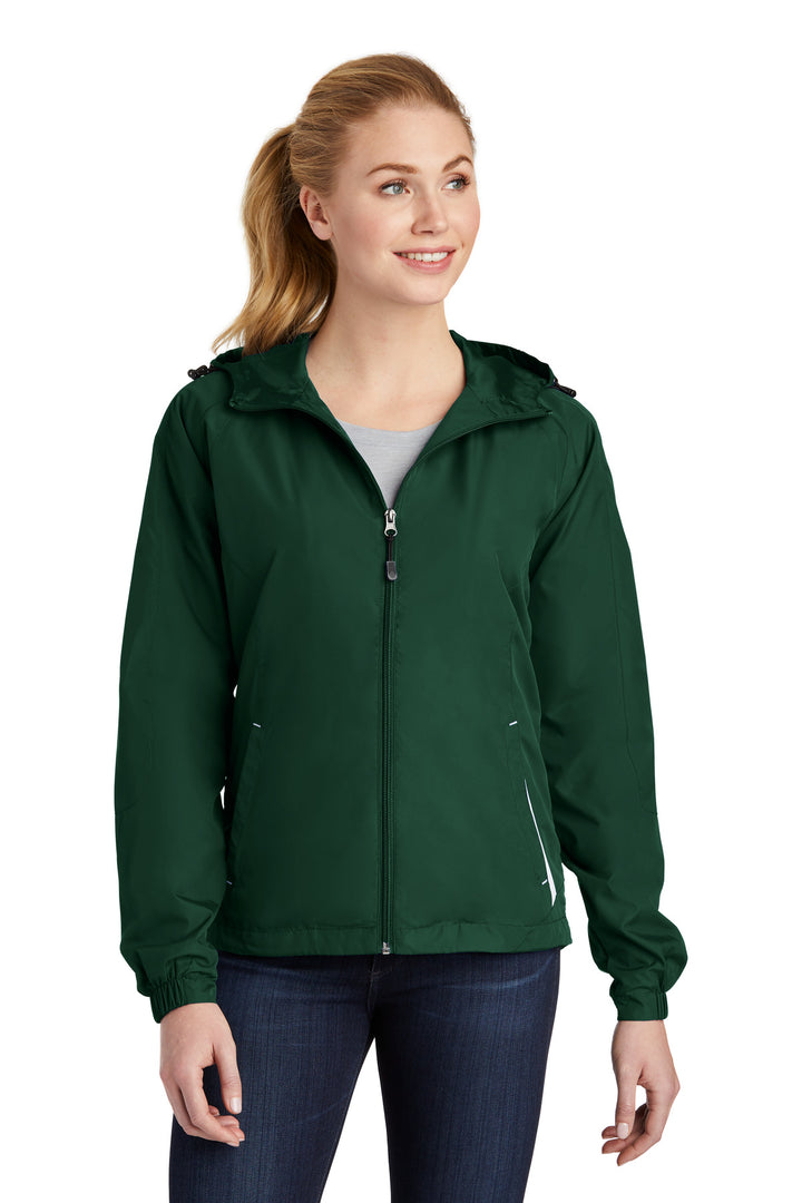 Sport-Tek¨ Ladies Colorblock Hooded Raglan Jacket. LST76