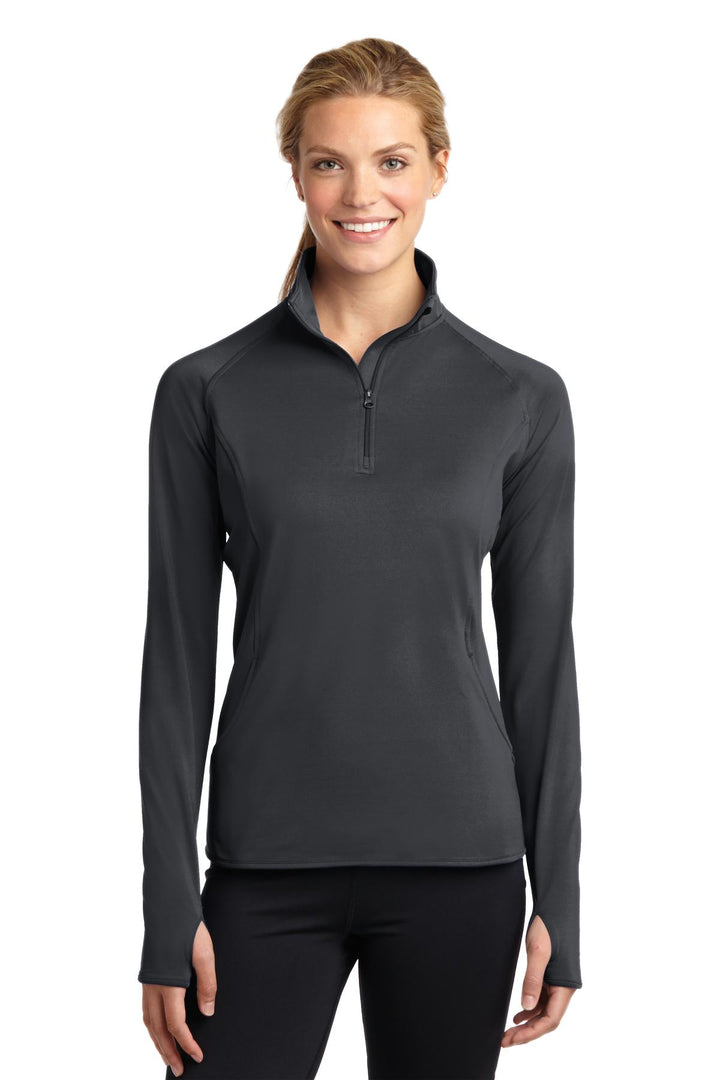 Sport-Tek¨ Ladies Sport-Wick¨ Stretch 1/4-Zip Pullover. LST850