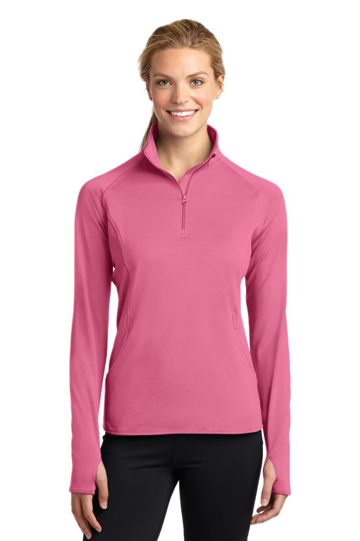 Sport-Tek¨ Ladies Sport-Wick¨ Stretch 1/4-Zip Pullover. LST850
