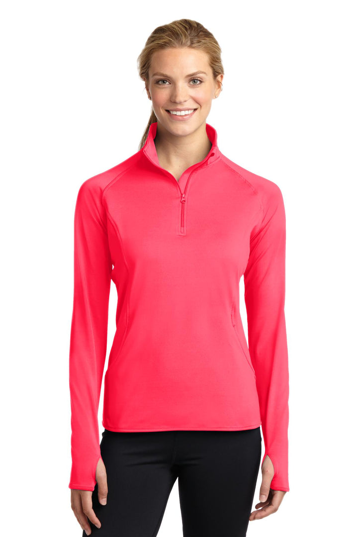 Sport-Tek¨ Ladies Sport-Wick¨ Stretch 1/4-Zip Pullover. LST850