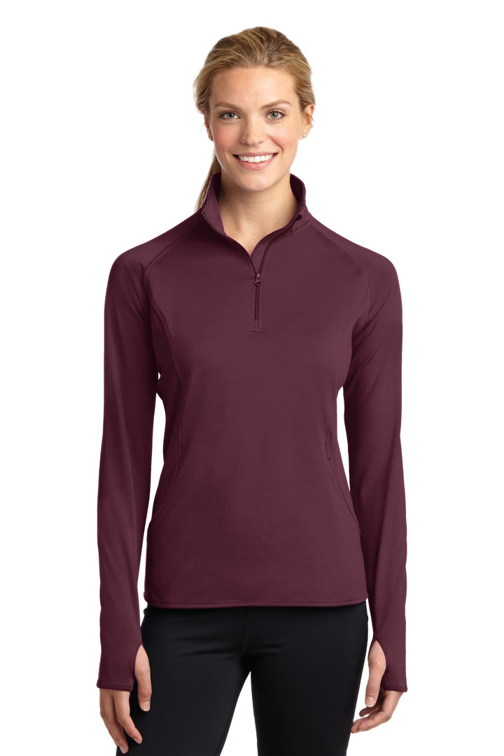 Sport-Tek¨ Ladies Sport-Wick¨ Stretch 1/4-Zip Pullover. LST850