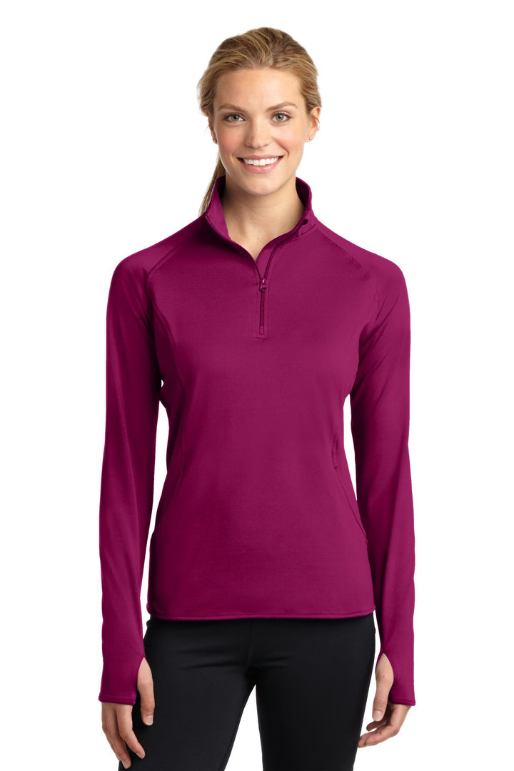 Sport-Tek¨ Ladies Sport-Wick¨ Stretch 1/4-Zip Pullover. LST850