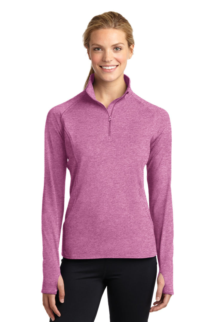 Sport-Tek¨ Ladies Sport-Wick¨ Stretch 1/4-Zip Pullover. LST850