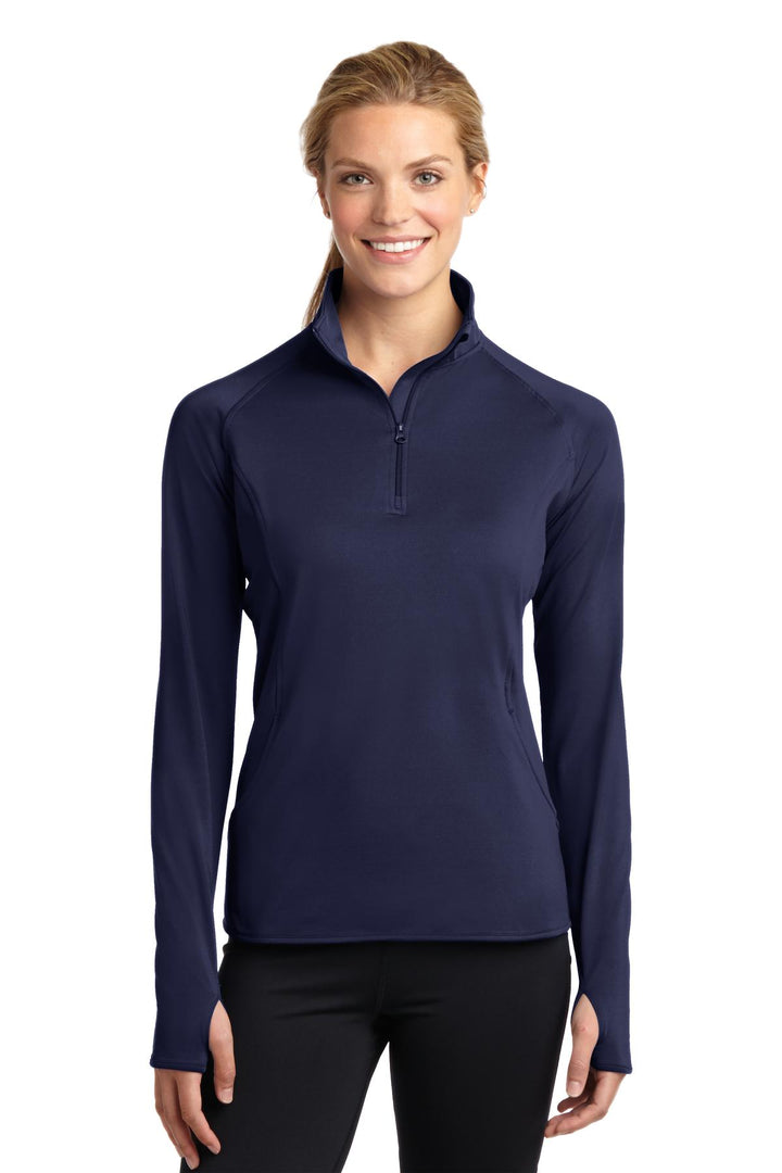 Sport-Tek¨ Ladies Sport-Wick¨ Stretch 1/4-Zip Pullover. LST850