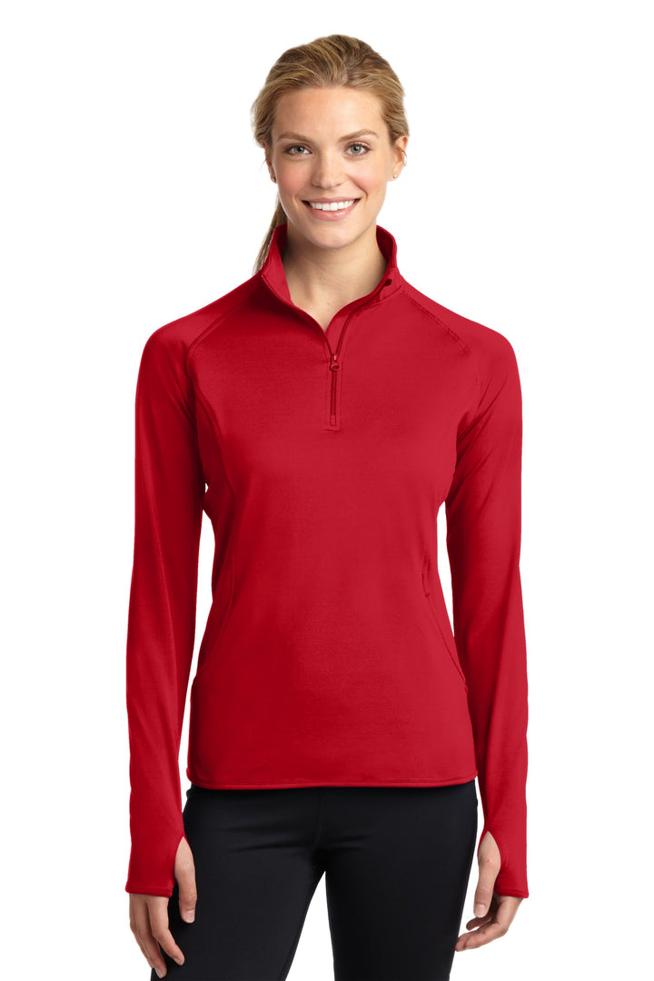 Sport-Tek¨ Ladies Sport-Wick¨ Stretch 1/4-Zip Pullover. LST850