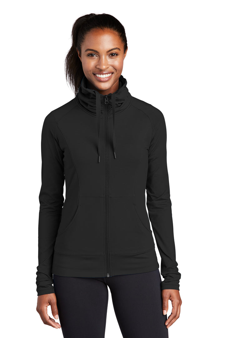 Sport-Tek¨ Ladies Sport-Wick¨ Stretch Full-Zip Jacket. LST852