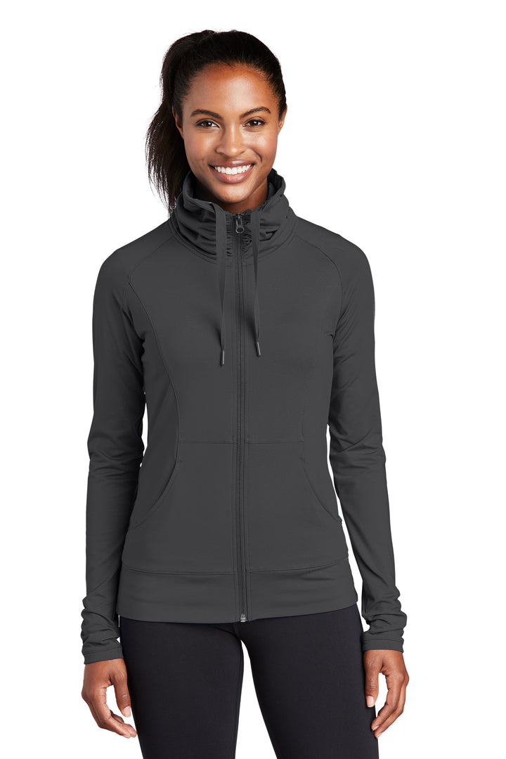 Sport-Tek¨ Ladies Sport-Wick¨ Stretch Full-Zip Jacket. LST852