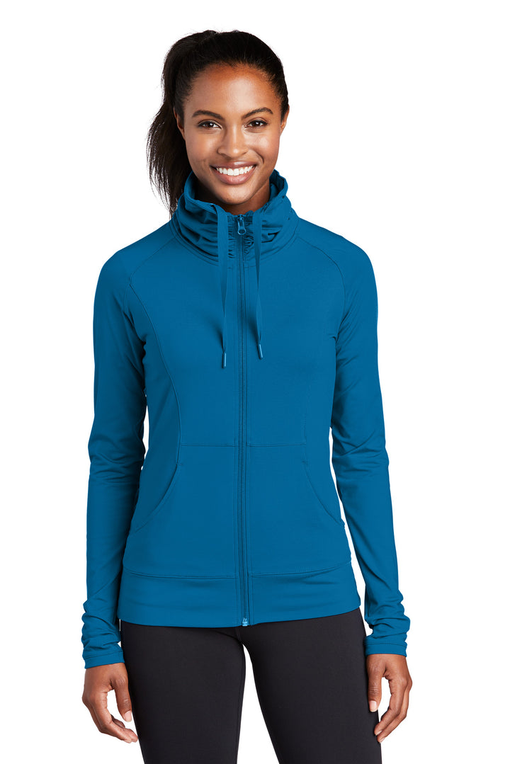 Sport-Tek¨ Ladies Sport-Wick¨ Stretch Full-Zip Jacket. LST852
