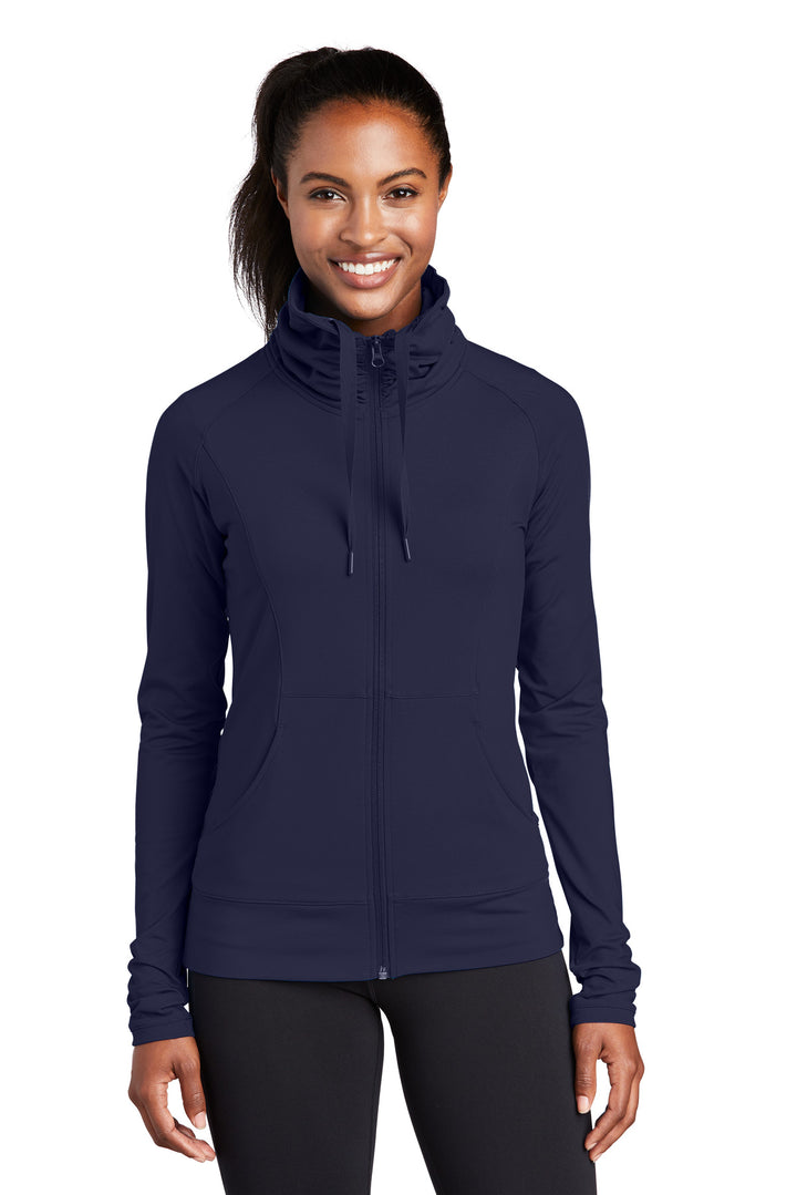 Sport-Tek¨ Ladies Sport-Wick¨ Stretch Full-Zip Jacket. LST852