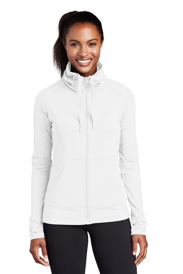 Sport-Tek¨ Ladies Sport-Wick¨ Stretch Full-Zip Jacket. LST852