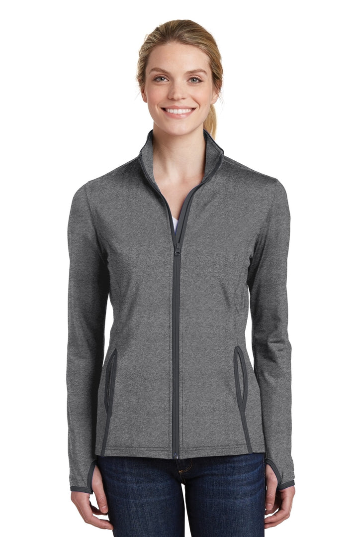 Sport-Tek¨ Ladies Sport-Wick¨ Stretch Contrast Full-Zip Jacket.  LST853