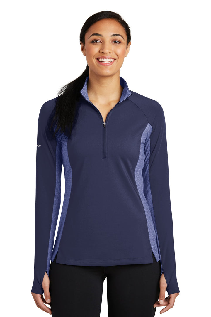 Sport-Tek¨ Ladies Sport-Wick¨ Stretch Contrast 1/4-Zip Pullover. LST854