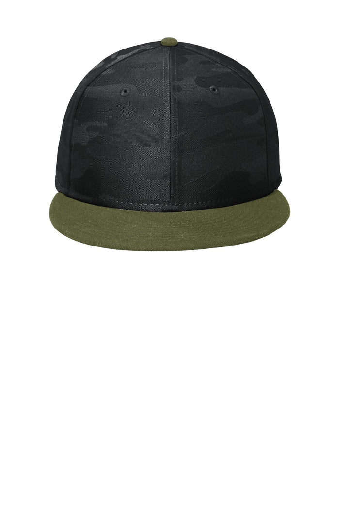 New Era ¨ Camo Flat Bill Snapback Cap NE407