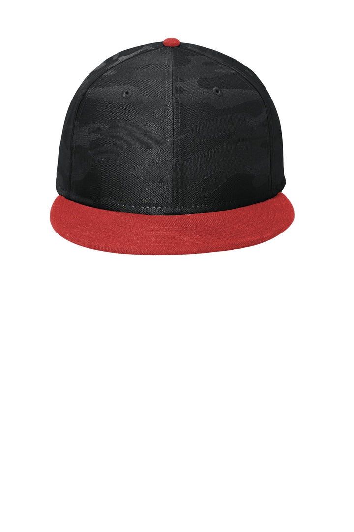 New Era ¨ Camo Flat Bill Snapback Cap NE407