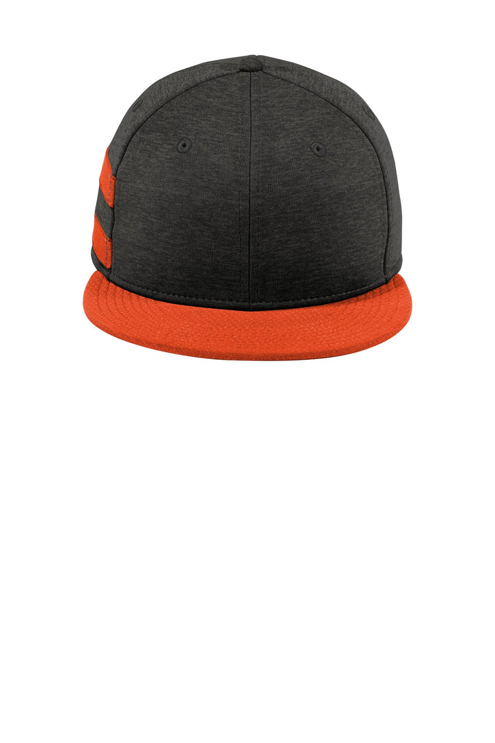 New Era ¨ Shadow Heather Striped Flat Bill Snapback Cap NE408