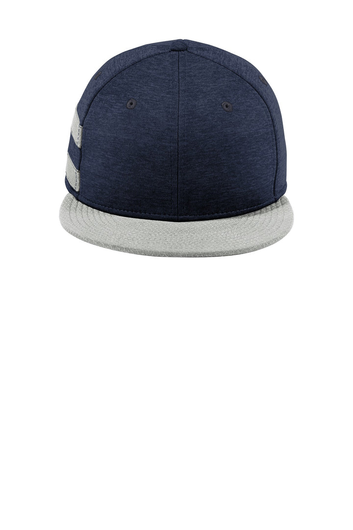 New Era ¨ Shadow Heather Striped Flat Bill Snapback Cap NE408