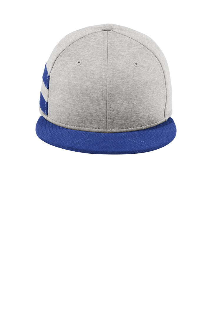 New Era ¨ Shadow Heather Striped Flat Bill Snapback Cap NE408