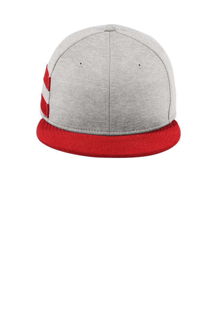 New Era ¨ Shadow Heather Striped Flat Bill Snapback Cap NE408