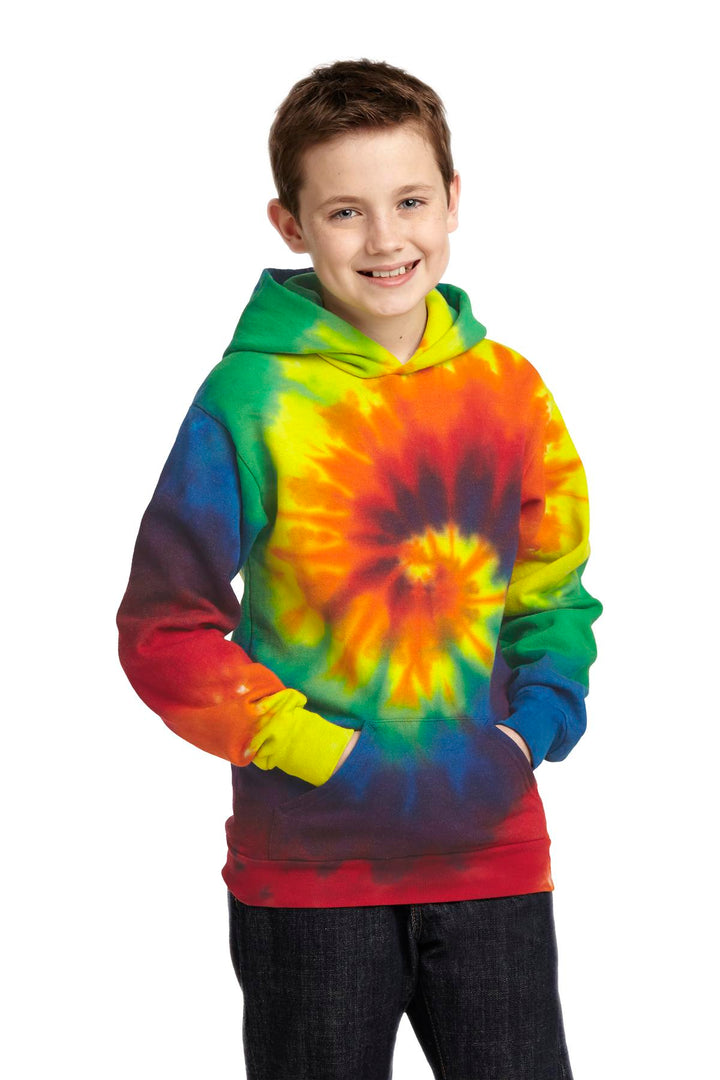 Port & Company¨ Youth Tie-Dye Pullover Hooded Sweatshirt. PC146Y