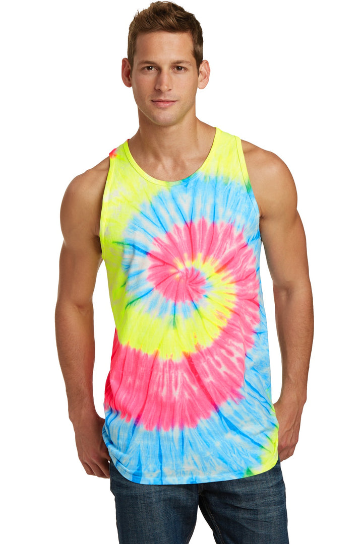 Port & Company¨ Tie-Dye Tank Top.  PC147TT