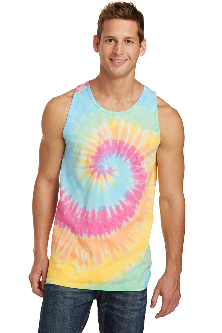 Port & Company¨ Tie-Dye Tank Top.  PC147TT