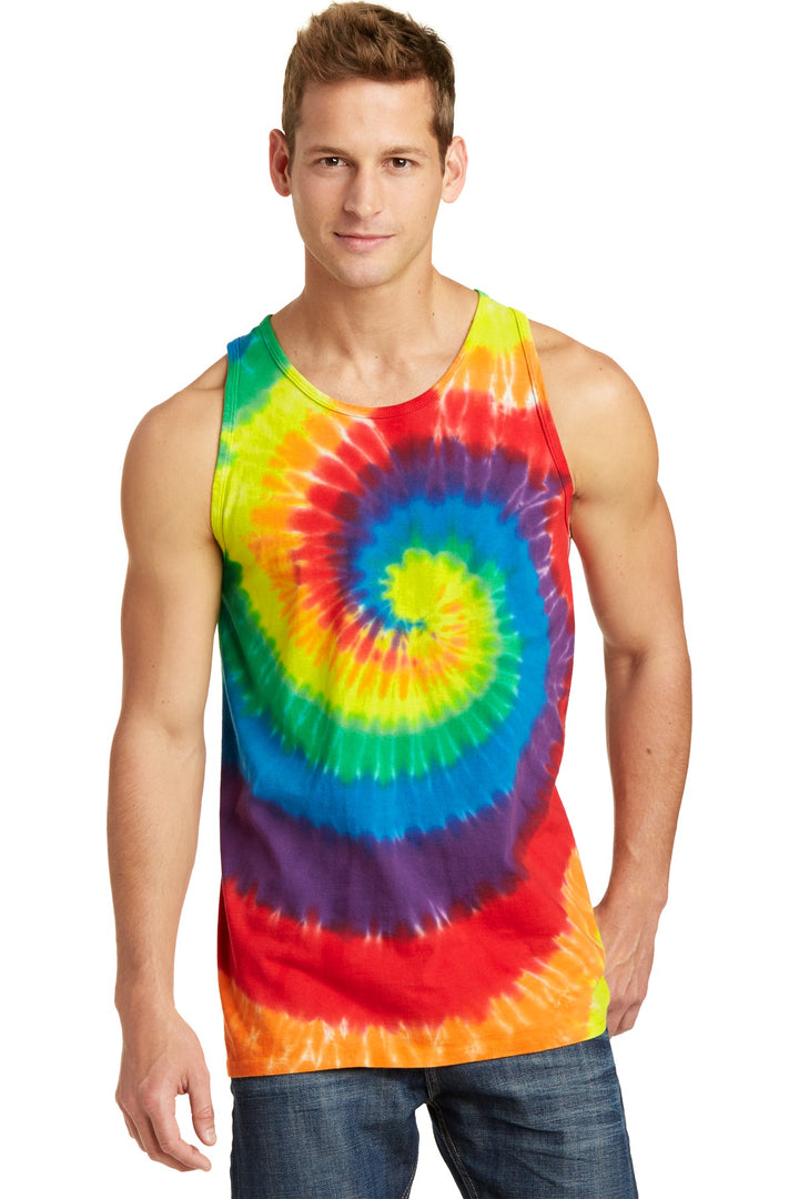 Port & Company¨ Tie-Dye Tank Top.  PC147TT