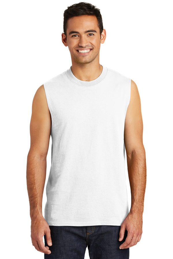 Port & Company ¨ Core Cotton Sleeveless Tee. PC54SL