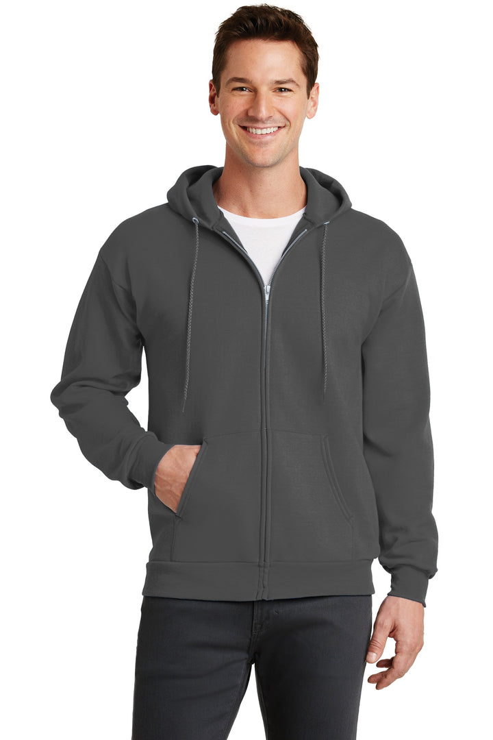 Port & Company¨ - Core Fleece Full-Zip Hooded Sweatshirt. PC78ZH