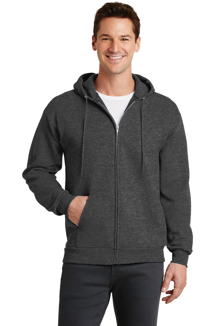Port & Company¨ - Core Fleece Full-Zip Hooded Sweatshirt. PC78ZH