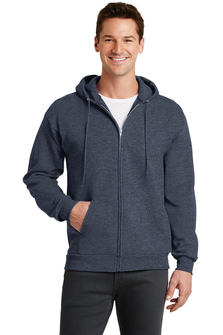 Port & Company¨ - Core Fleece Full-Zip Hooded Sweatshirt. PC78ZH